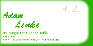 adam linke business card